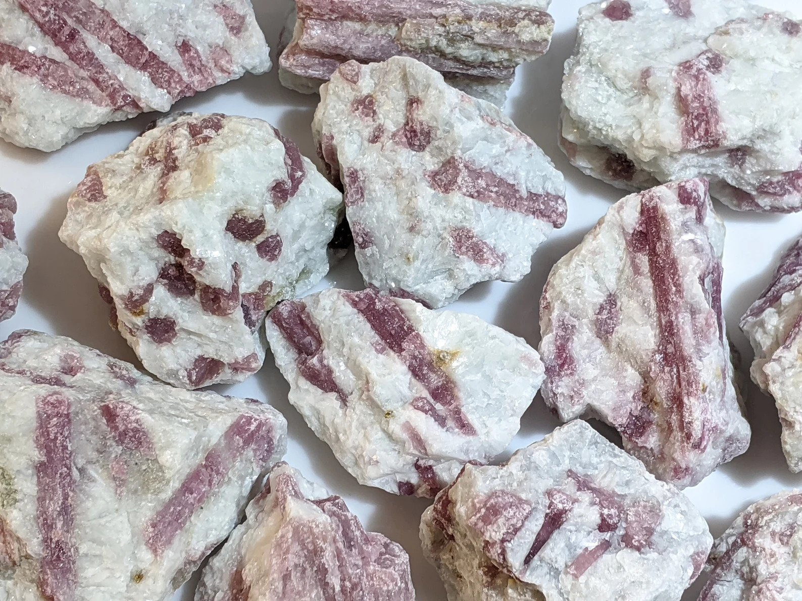 Pink Tourmaline from Brazil - Rough Rocks - Bulk Wholesale 1LB options