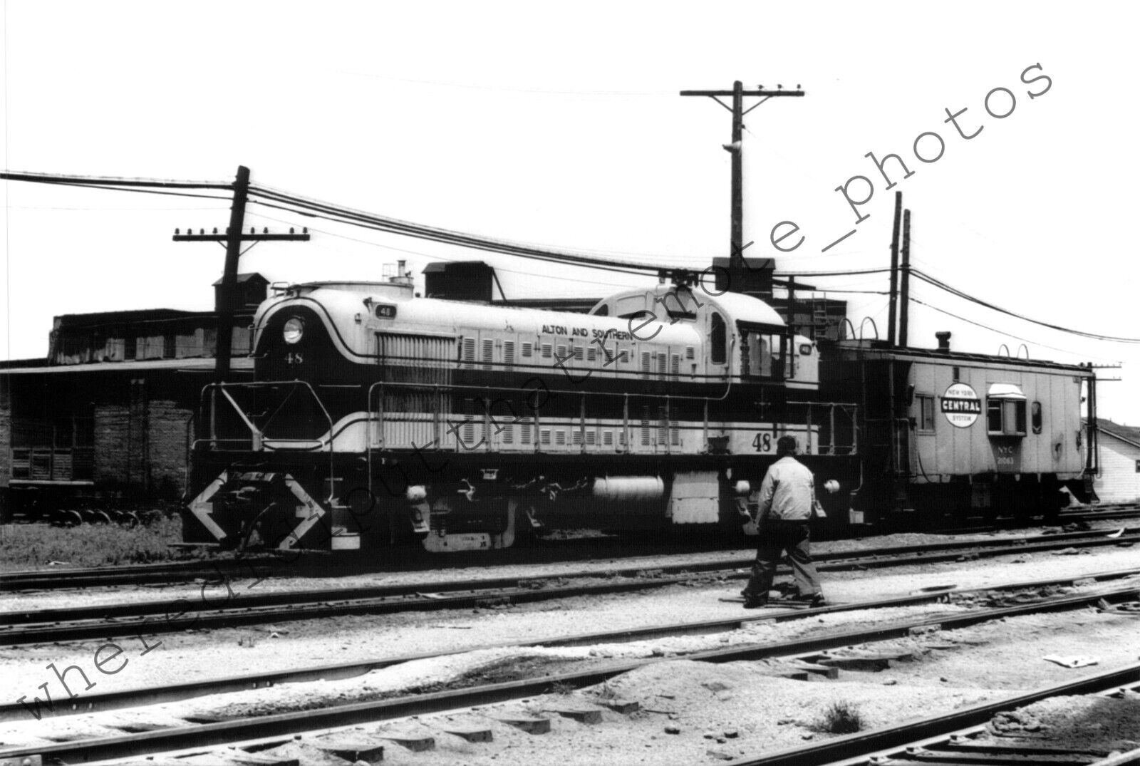 Alton and Southern ALS 48 ALCO RS2 East St. Louis ILL 1966 Photo