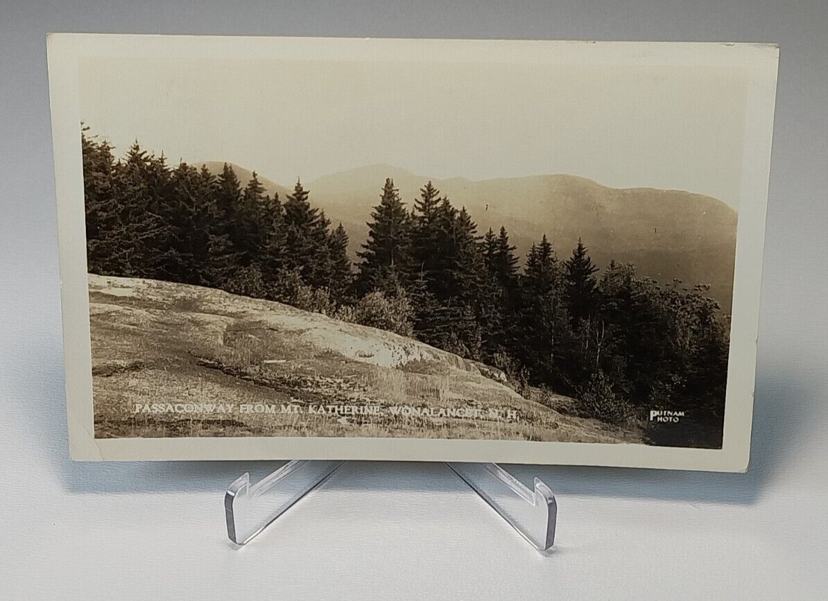 Passaconway From Katherine Wonalancet  N.H. New Hampshire Vintage Postcard RPPC