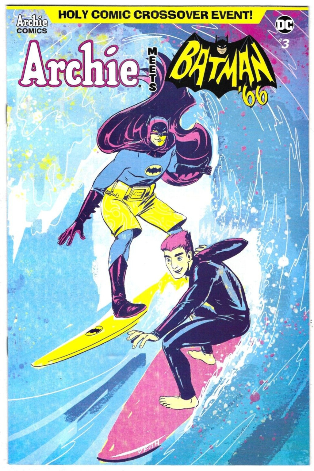 Archie Meets Batman 66 Comic 3 First Print Cover D Variant Veronica Fish 2018