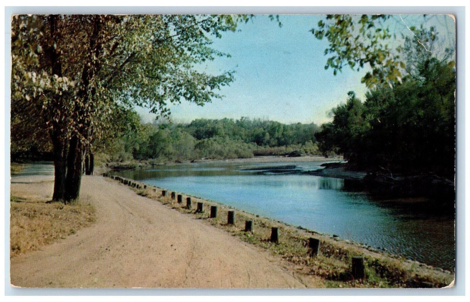 1952 The Des Moines River Ledges State Park Boone Iowa IA Vintage Postcard