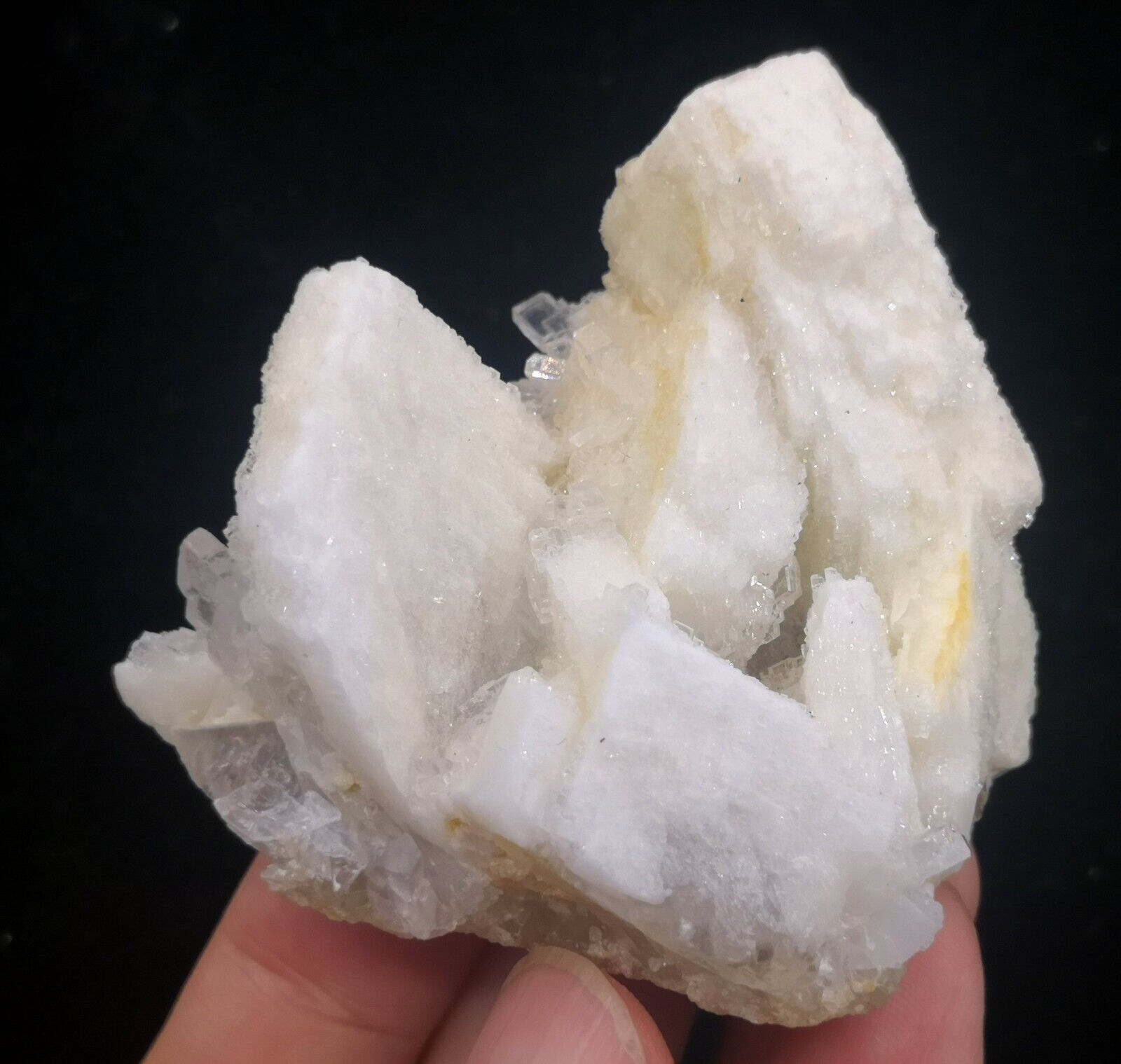 54mm 114g Two generations Barite, Natural Mineral Specimen