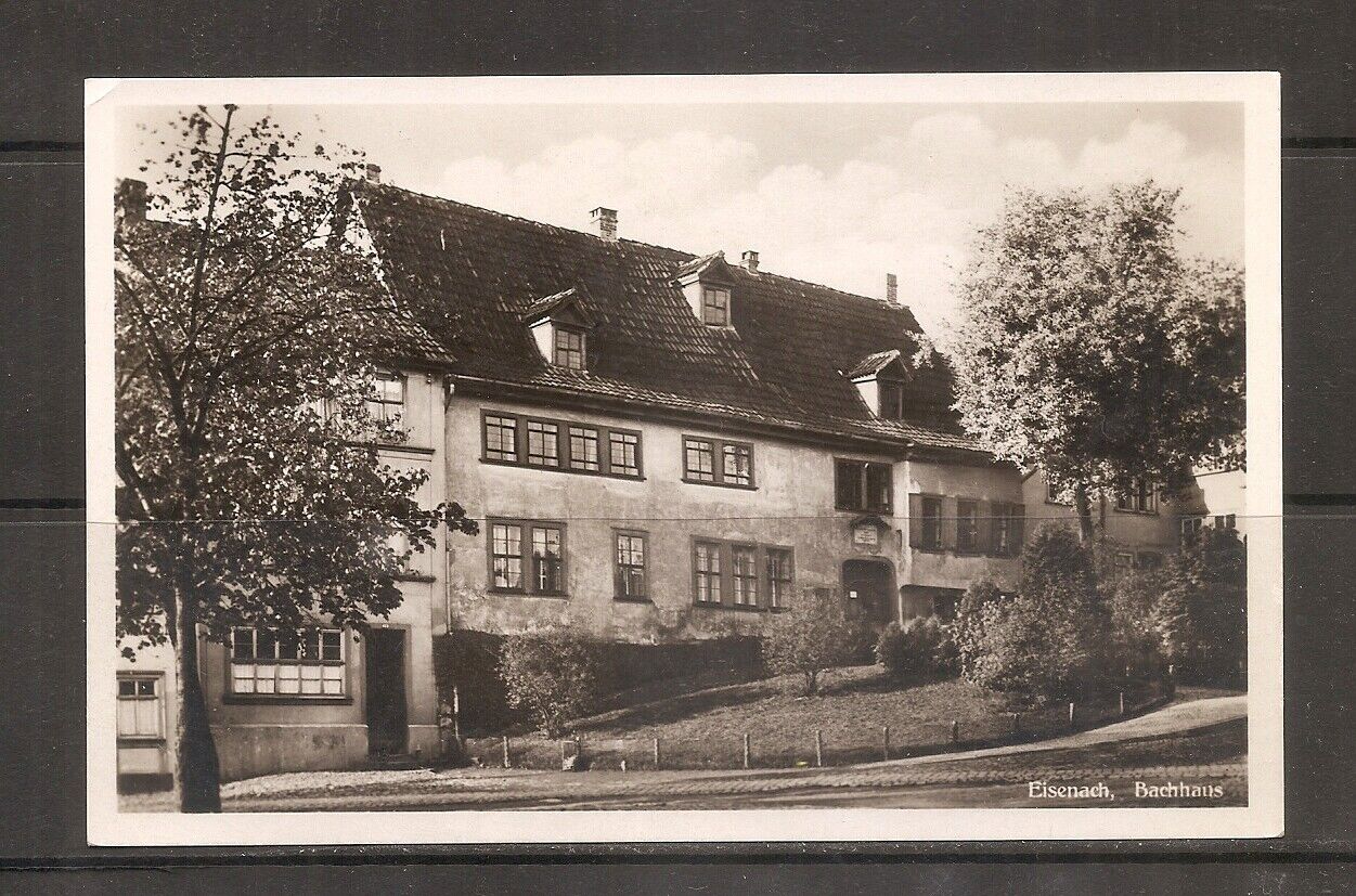 Germany, Eisenach Bachhaus. Real Photo Postcard