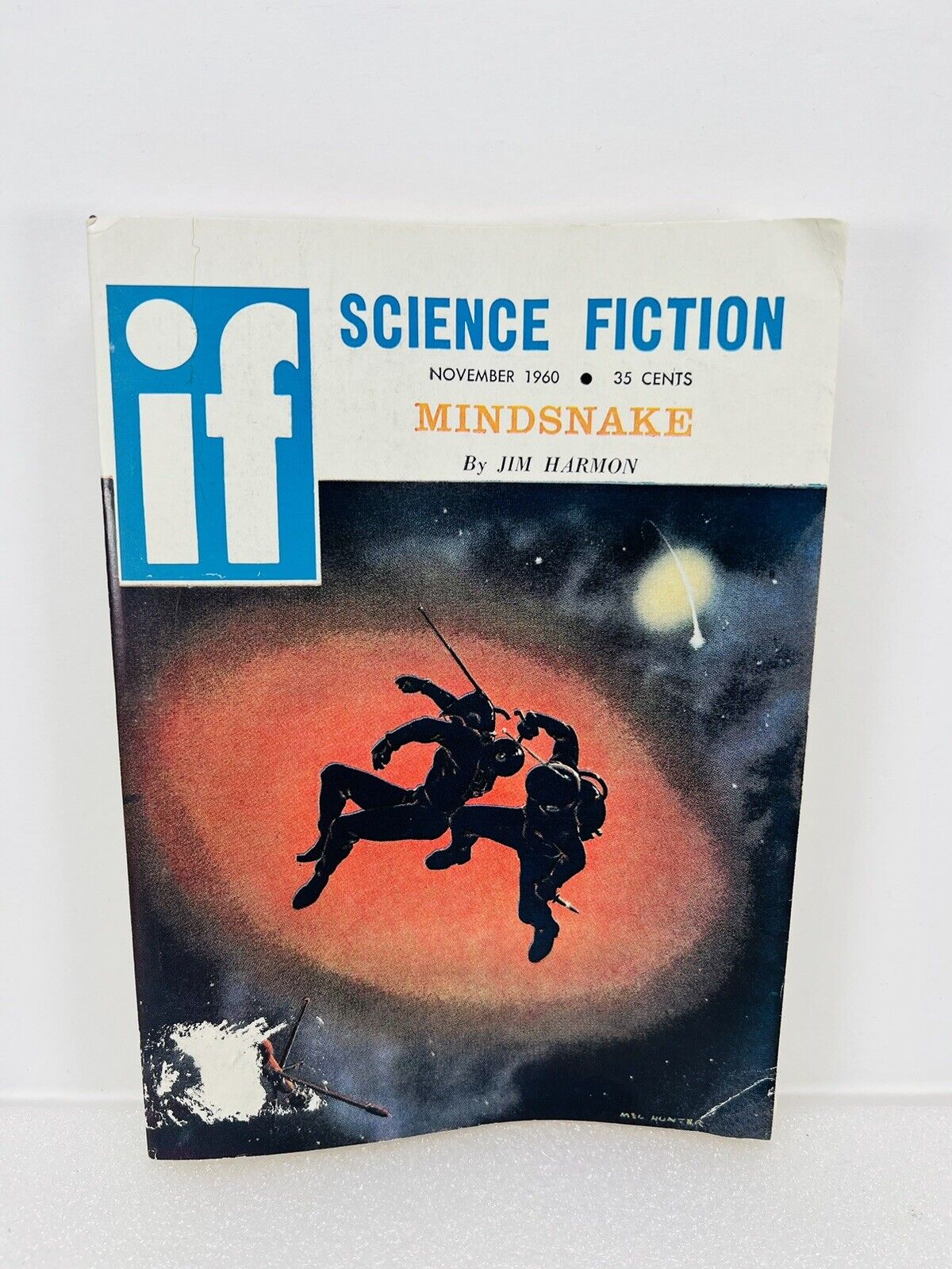 If Science Fiction Magazine November 1960 MindSnake By Jim Harmon