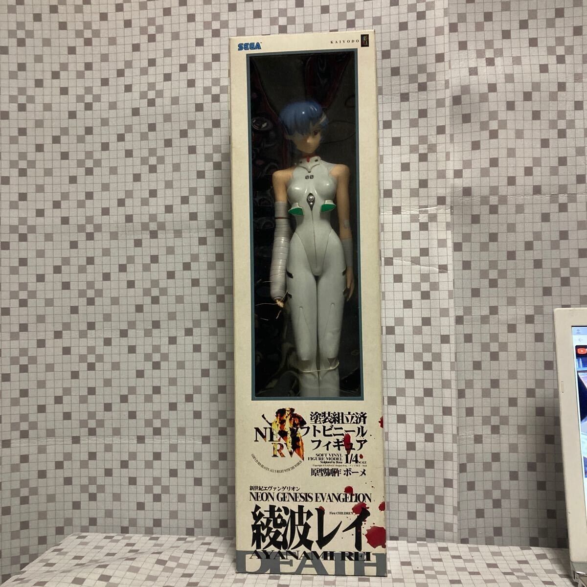 Kaiyodo Neon Genesis Evangelion Rei Ayanami 1/4 Soft Vinyl Figure Bandage BOME