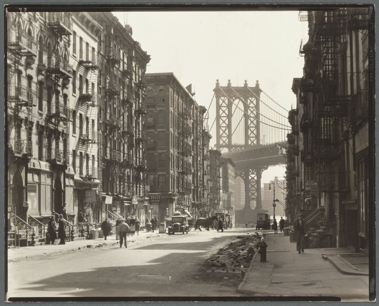 Old 8X10 Photo, 1930's Pike and Henry Streets New York City 58447223