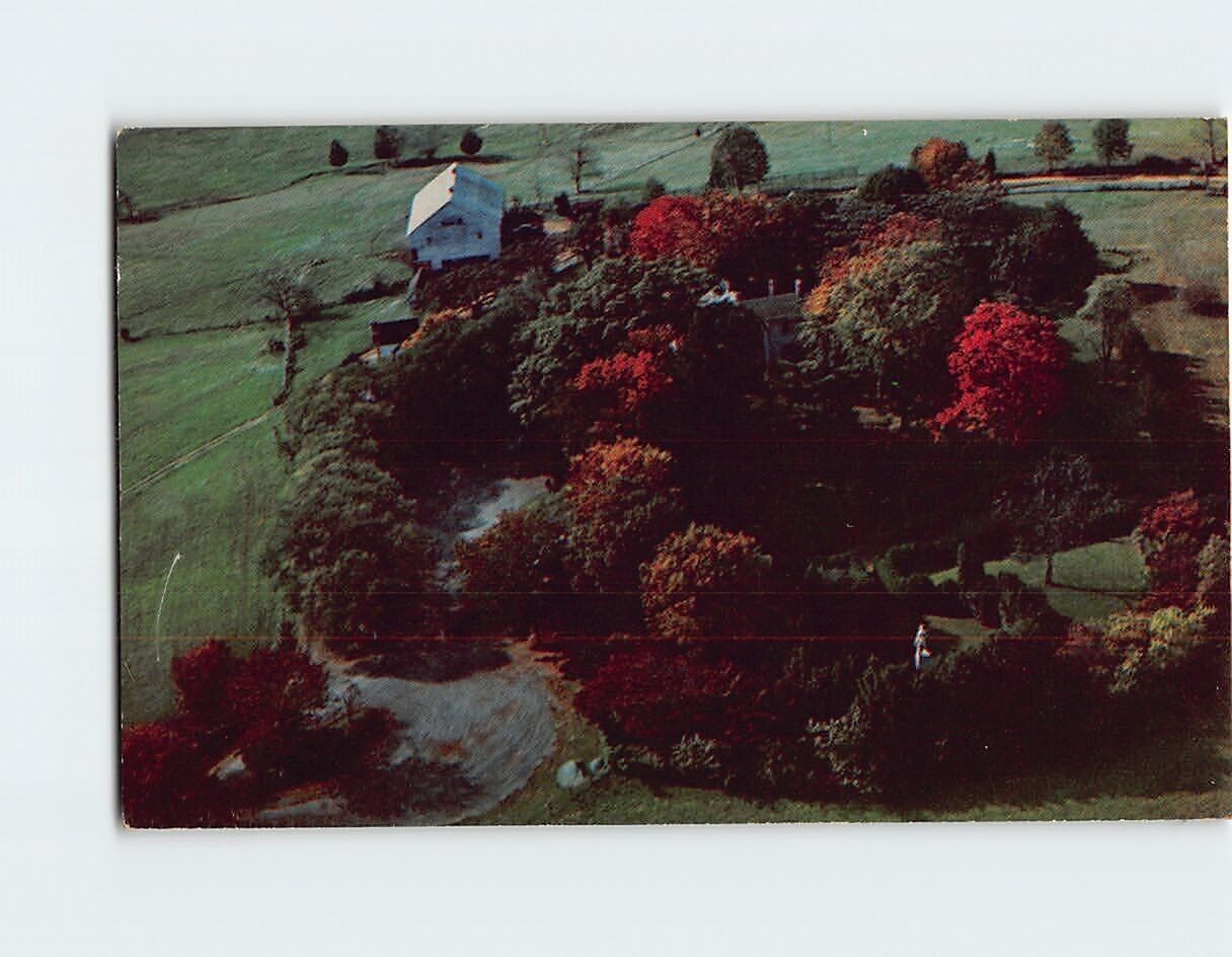 Postcard Air View Ash Lawn Home of James Monroe Charlottesville Virginia USA