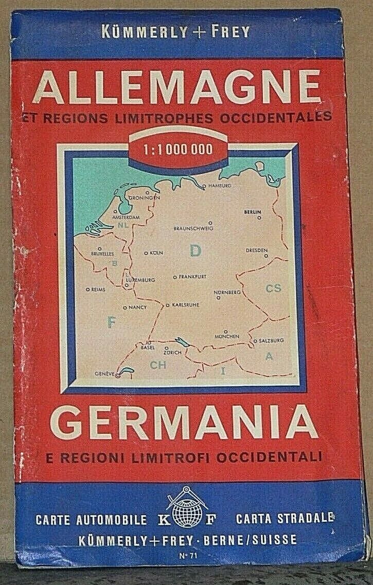 Road Map of Germany