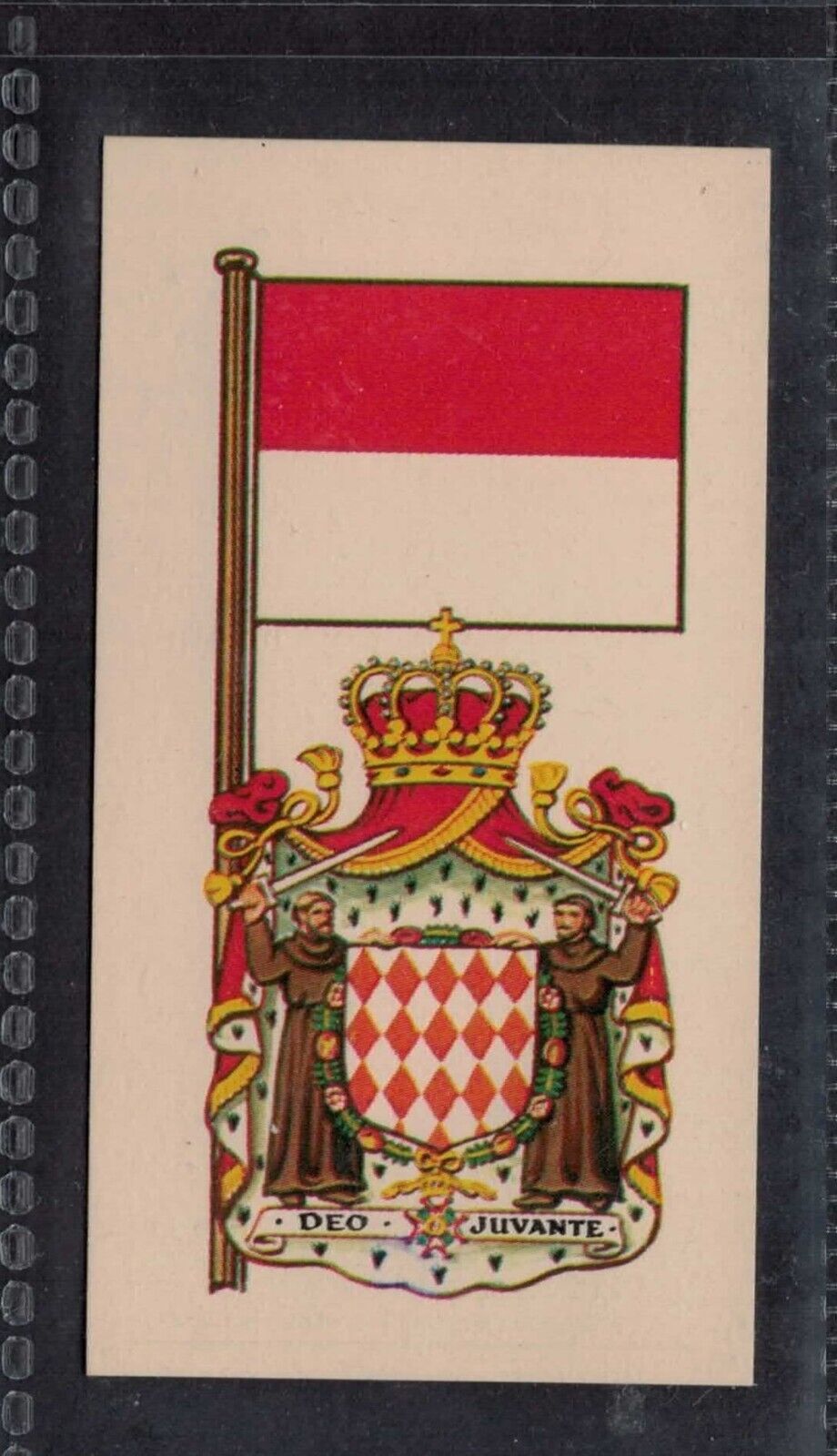 MONACO - 55 + year old English Trade Card # 30