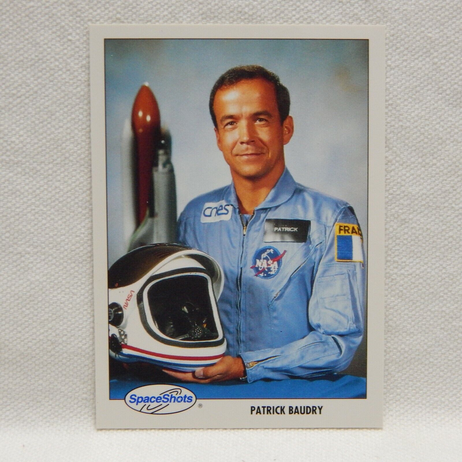 SPACESHOTS TRADING CARD 1992, PATRICK BAUDRY