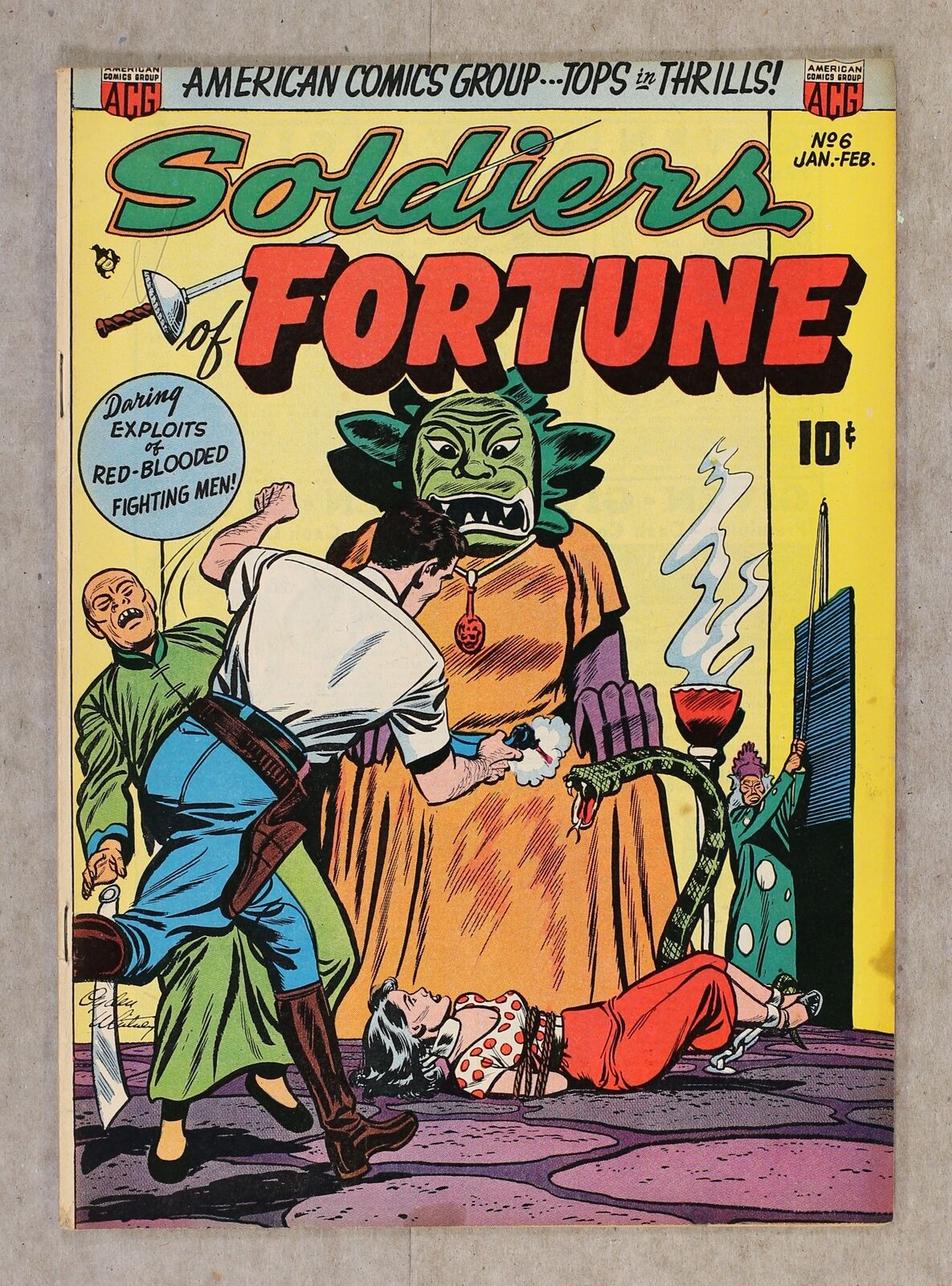 Soldiers of Fortune #6 VG- 3.5 1952