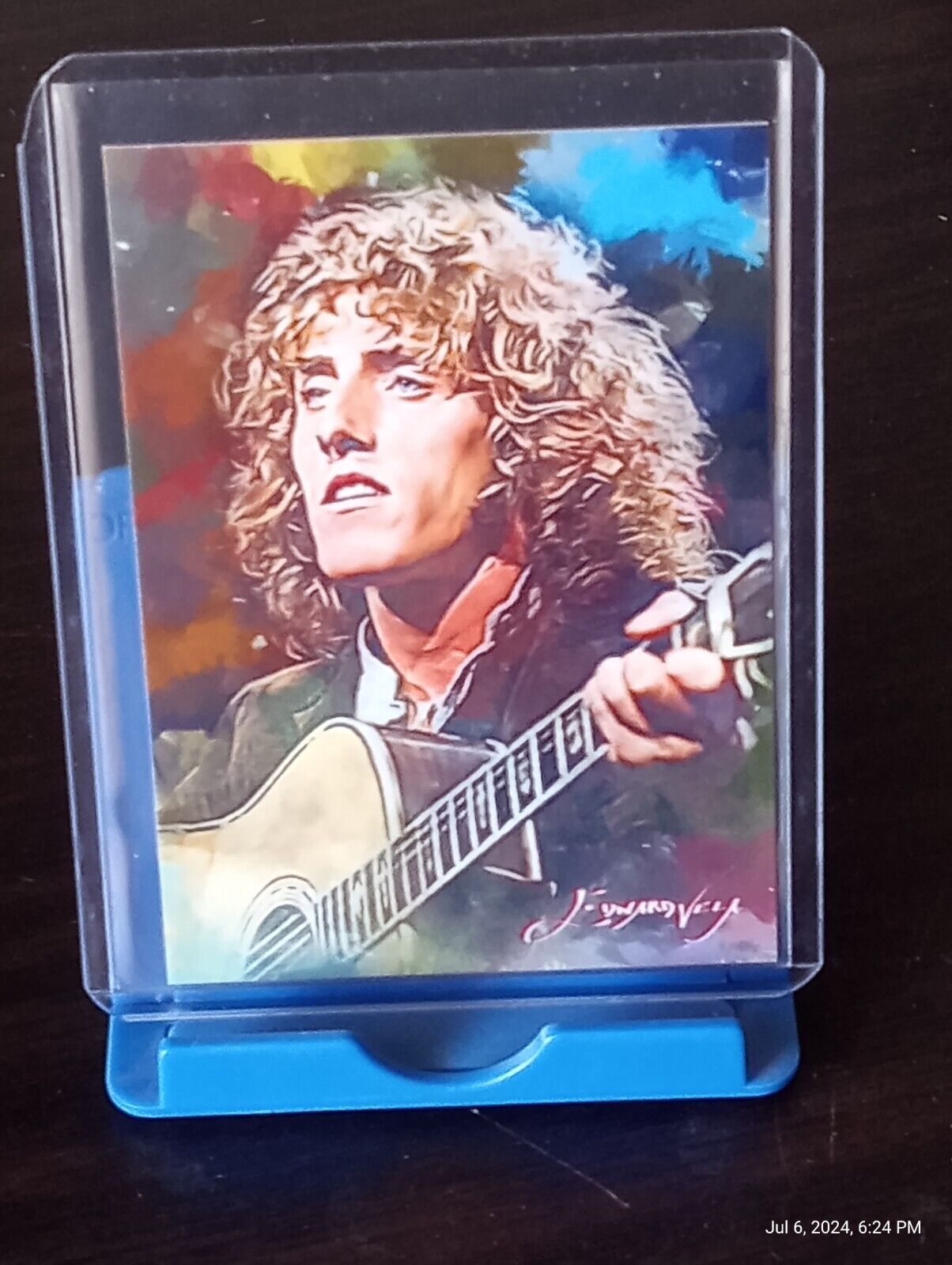 F25B The WHO Roger Daltrey #1 ACEO Art Card Signed by Artist 50/50