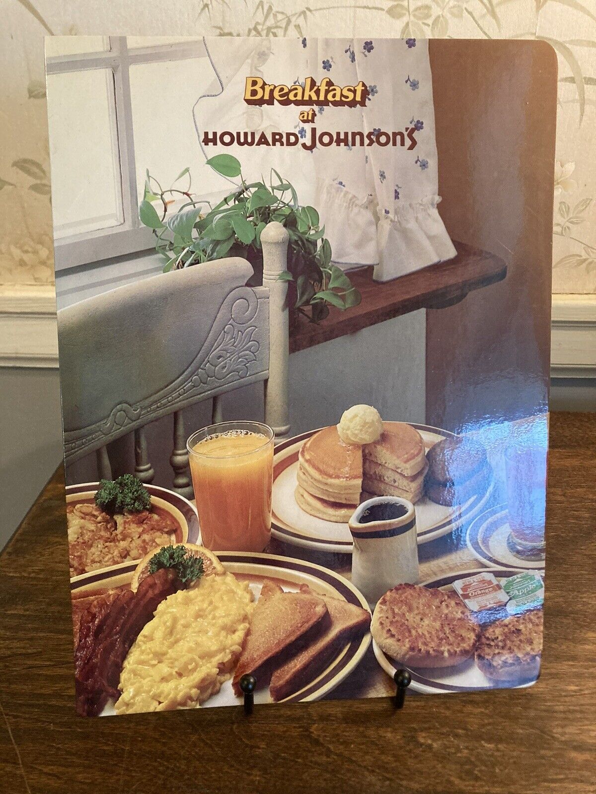 Rare Vintage Howard Johnson’s Breakfast Menu 