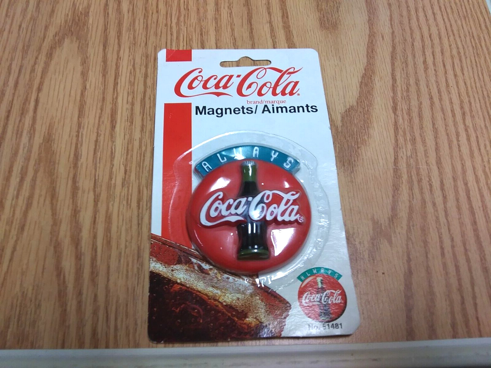 Vintage Coca Cola Collectible Series Magnets New In Package Bottle Cap 1995