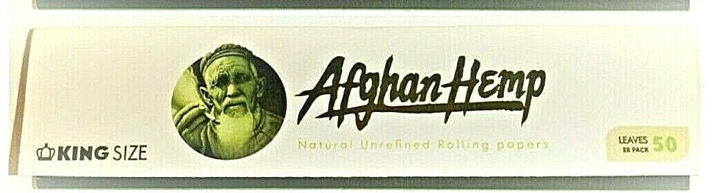 Afghan Hemp King Size Rolling Papers *FREE USA SHIPPING*