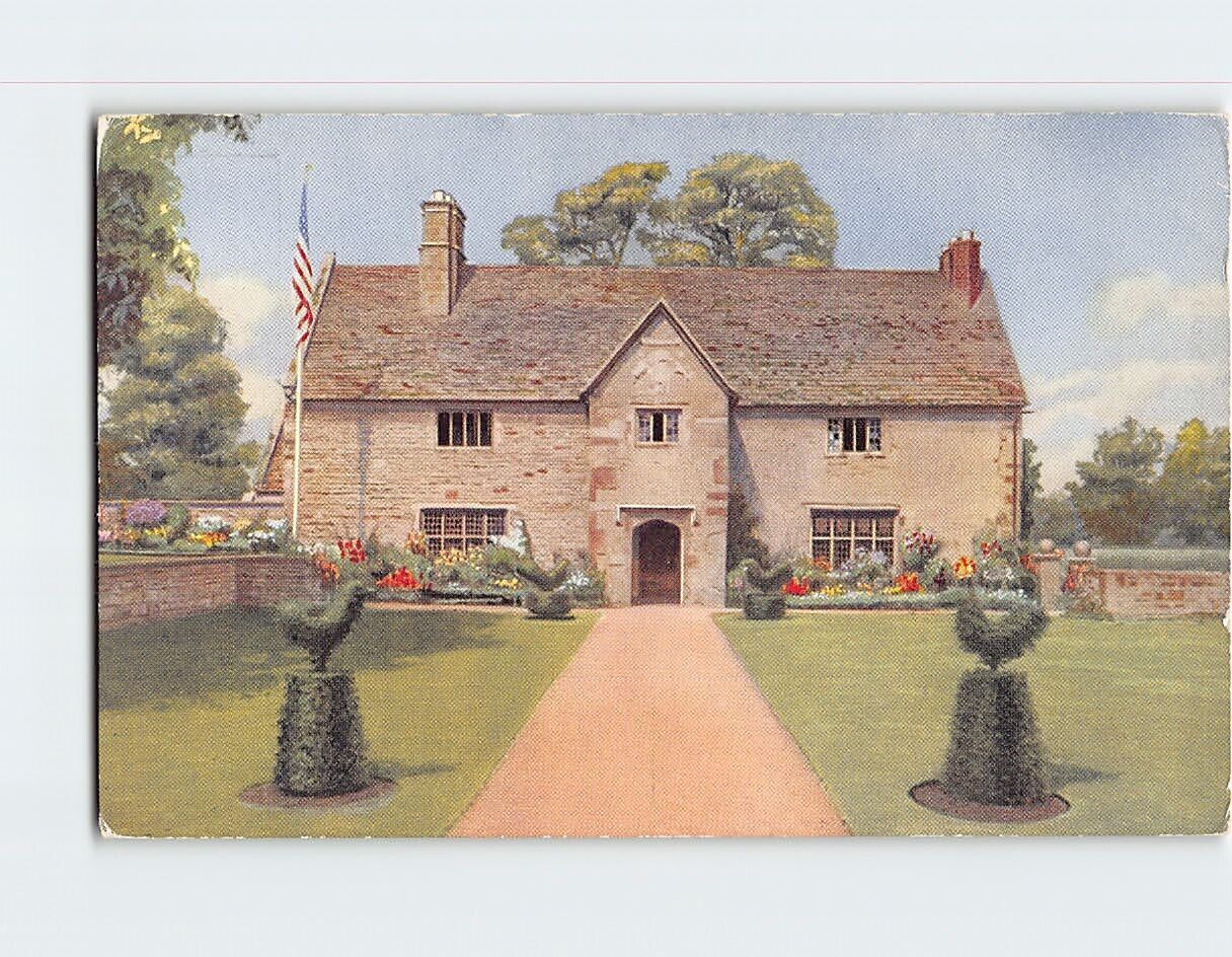 Postcard Sulgrave Manor South Front Sulgrave England