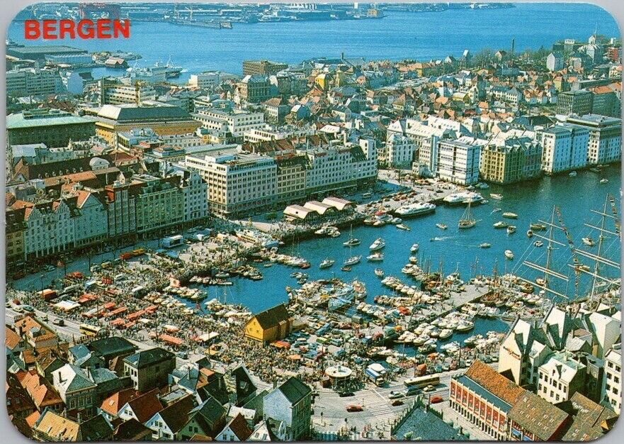 Vintage BERGEN, NORWAY 4\