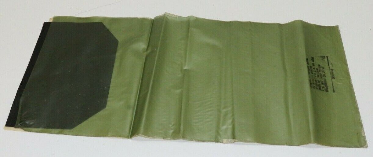 1944 US Waterproof Pistol Cover personal effects bag OD plastic bag each E9414