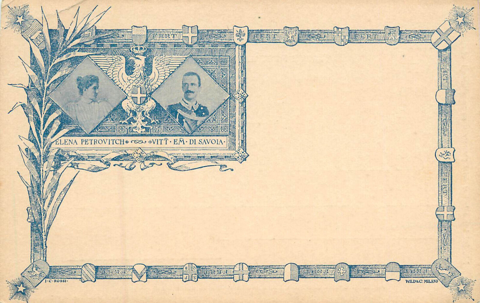Elena Petrovich And Vitt Em Di Savoia Vittorio Emanuele III Betrothal 1896 Italy
