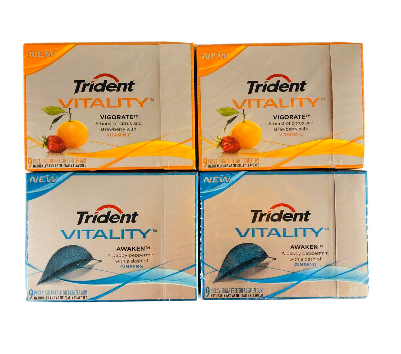 Trident Vitality Gum, Awaken & Vigorate, New & Rare, Collectible