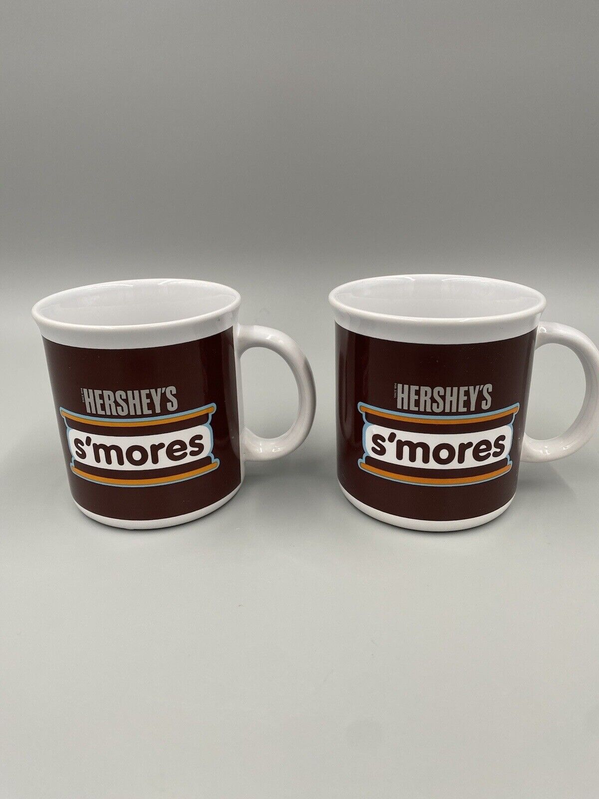 Set Of 2 Hershey's S'Mores Retro Colorway Coffee Mugs Cups Galerie