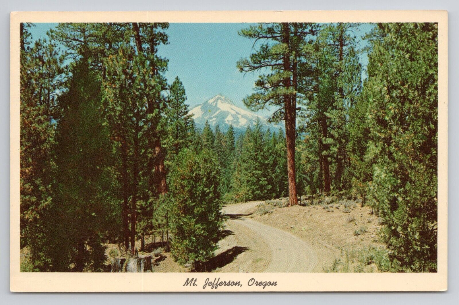 Postcard Mt Jefferson Oregon