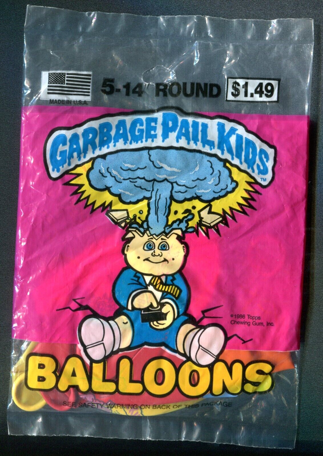 Garbage Pail Kids Balloons New 5 - 14\