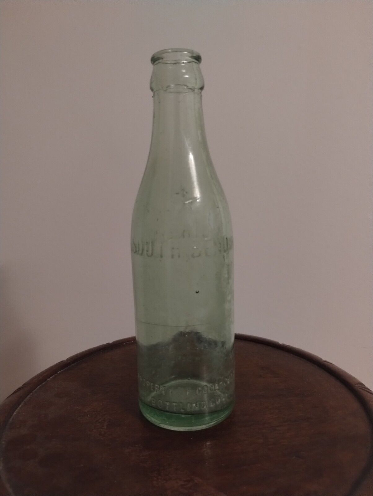 Antique South Bend, IN Coca Cola Bottling Works Soda Water Bottle 7.5\