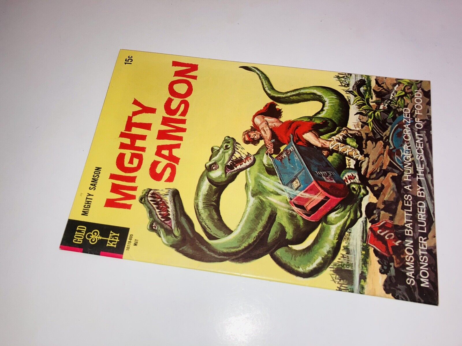 Mighty Samson #14 ~ Rarity Test Fifteen 15 Cent Price Variant 1968 Gold Key 🔑
