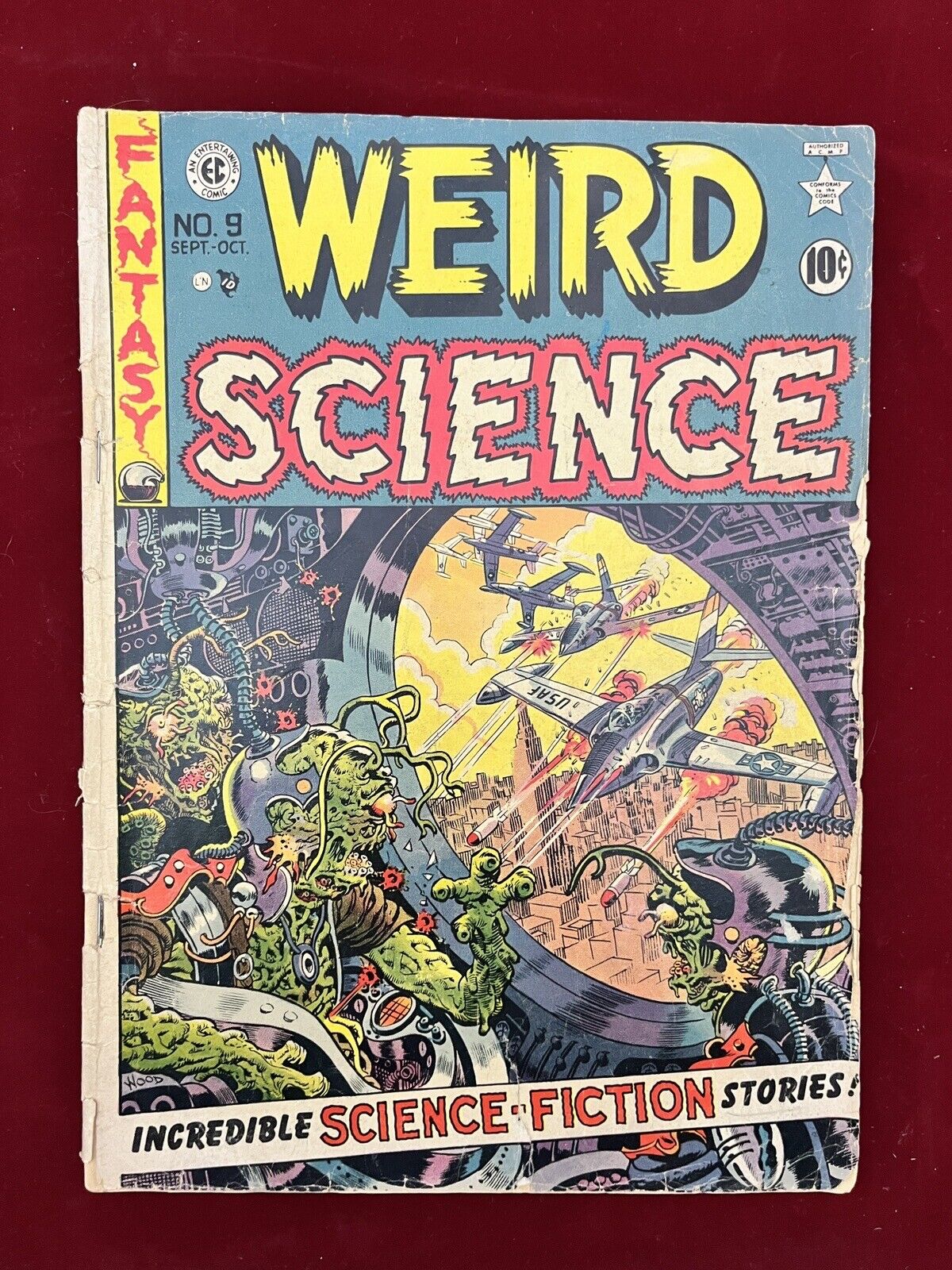Weird Science # 9 EC Comics 1951 Wally Wood Fantasy Science Fiction 🦝