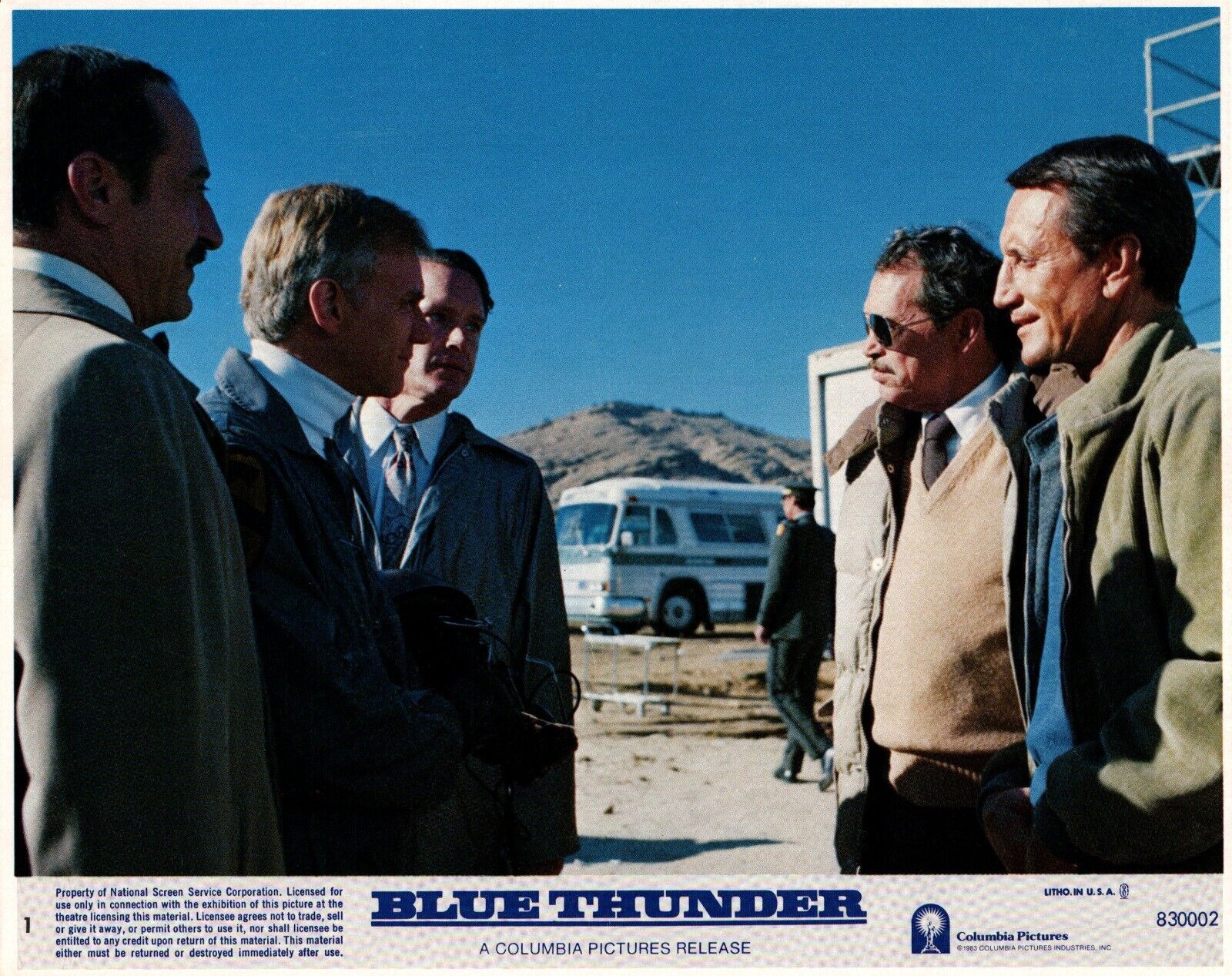 Roy Scheider + Warren Oates in Blue Thunder (1983) 🎬⭐ Original Photo K 476