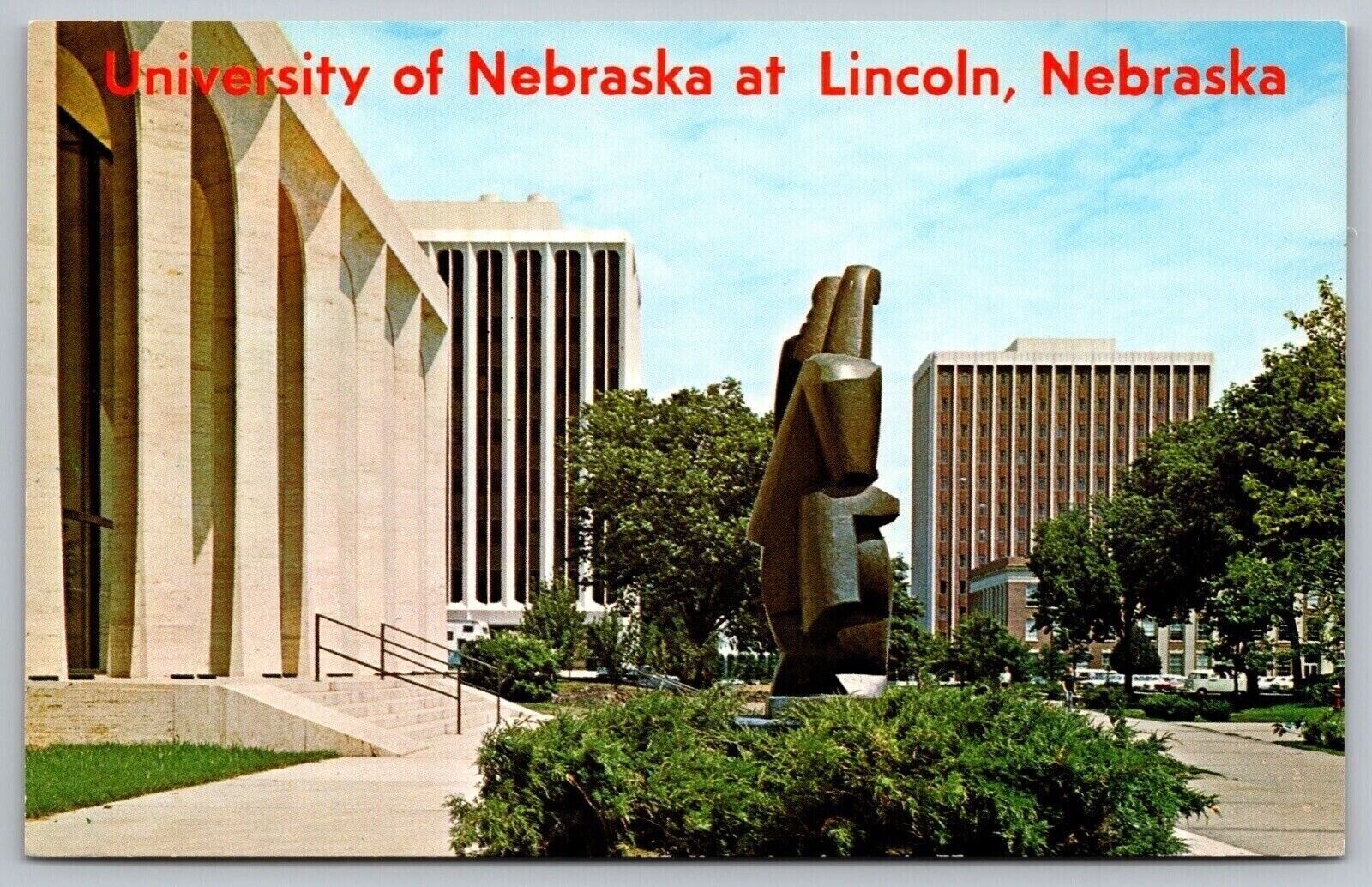 University Nebraska Lincoln NE Sheldon Memorial Art Gallery Lincoln UNP Postcard