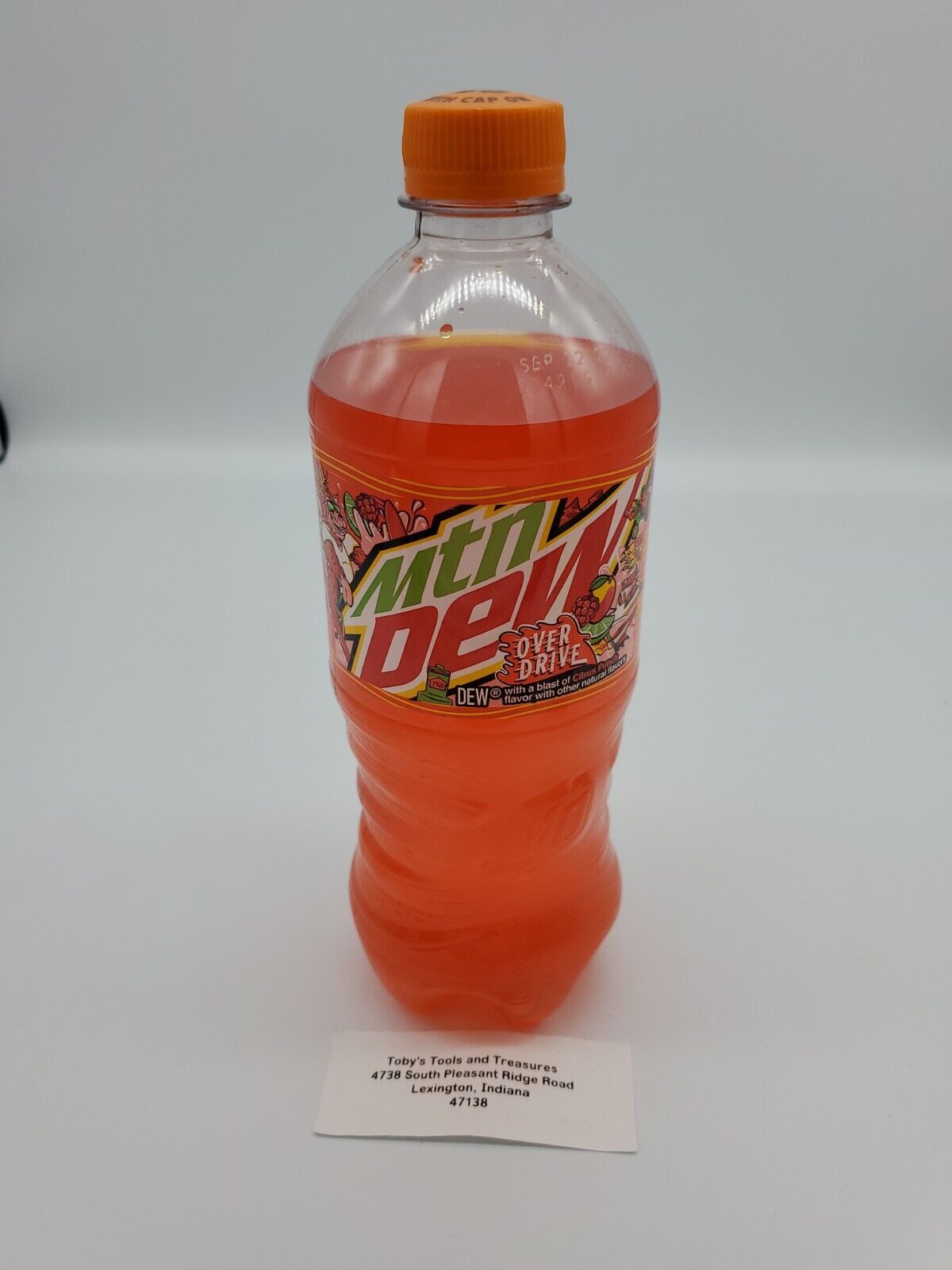 2022 FULL Mountain Dew Mtn Dew Overdrive 20oz Bottle Citrus Punch 