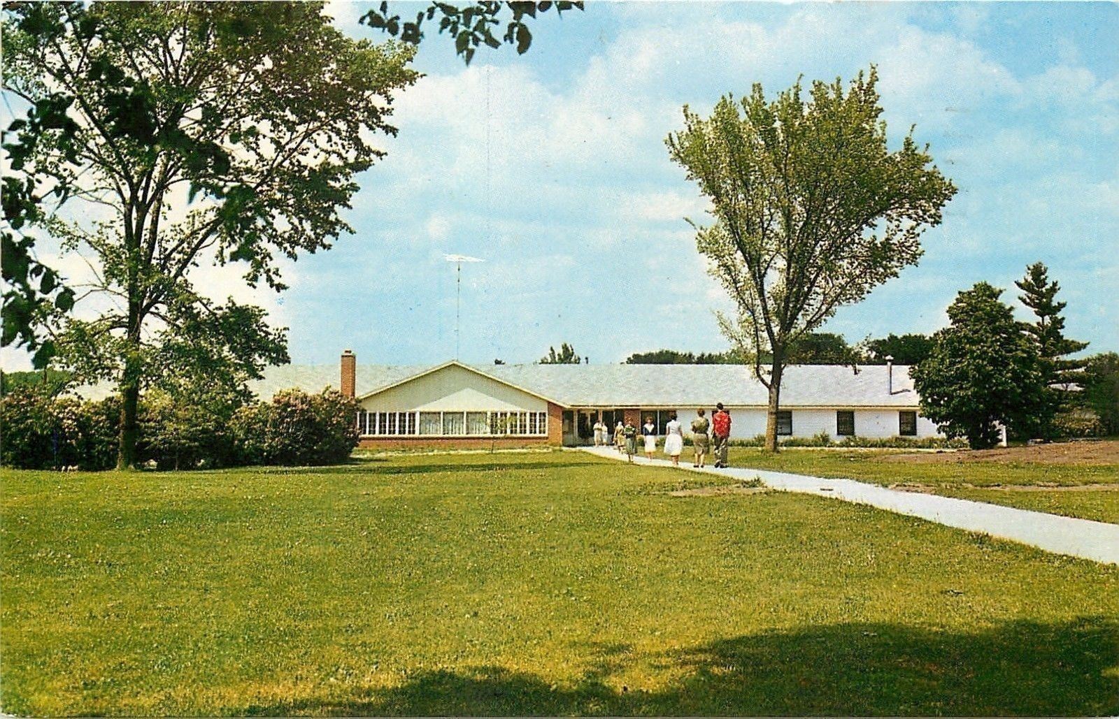 Lamoni Iowa~Graceland College Patroness Hall~Womens\' Dormitory~1965