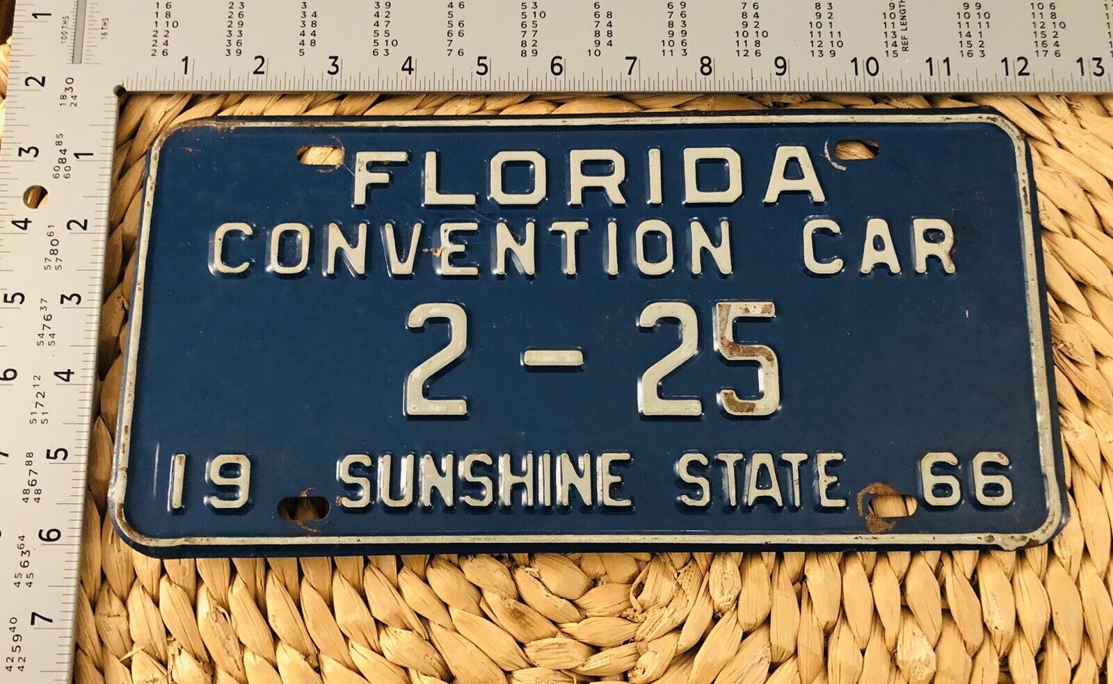 1966 Florida License Plate ALPCA Garage Decor Convention Car 2-25
