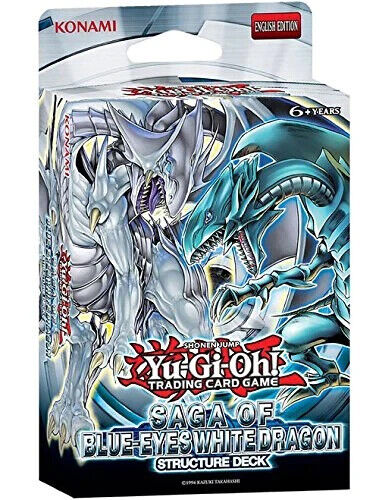 Yugioh Saga of Blue-Eyes White Dragon Structure Deck Sealed Unlimited Edition