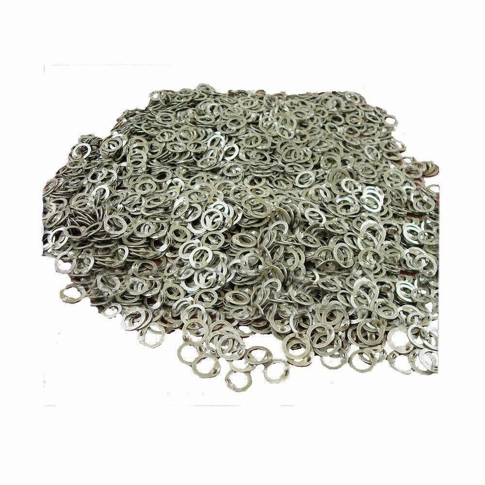 DGH® Medieval Battle Flat Riveted Chainmail Ring  10 MM 1000 pcs RS1788 FS
