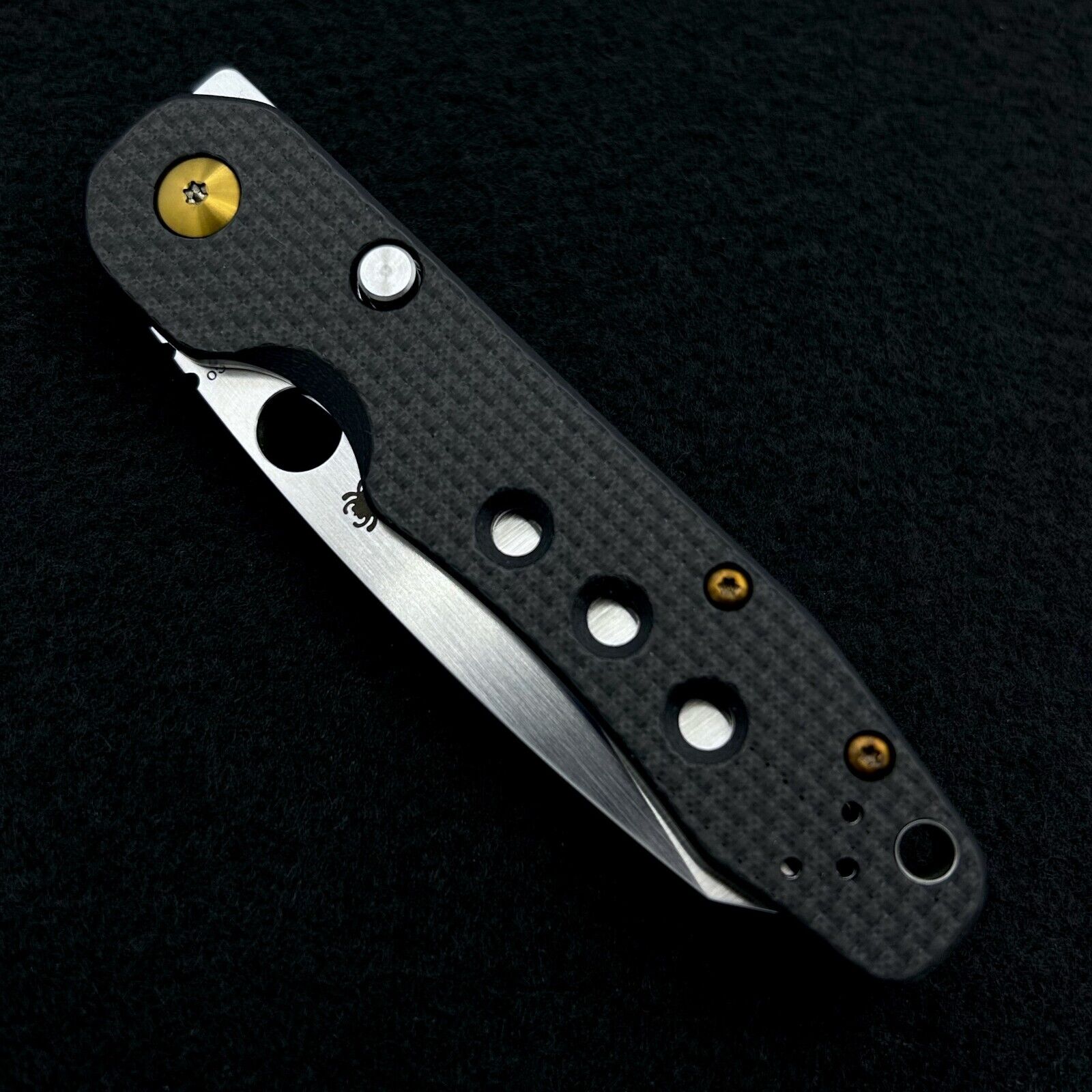 (NO KNIFE) - Titanium Screw sets  for Spyderco Smock C240CFP - 4 colors  New CQI