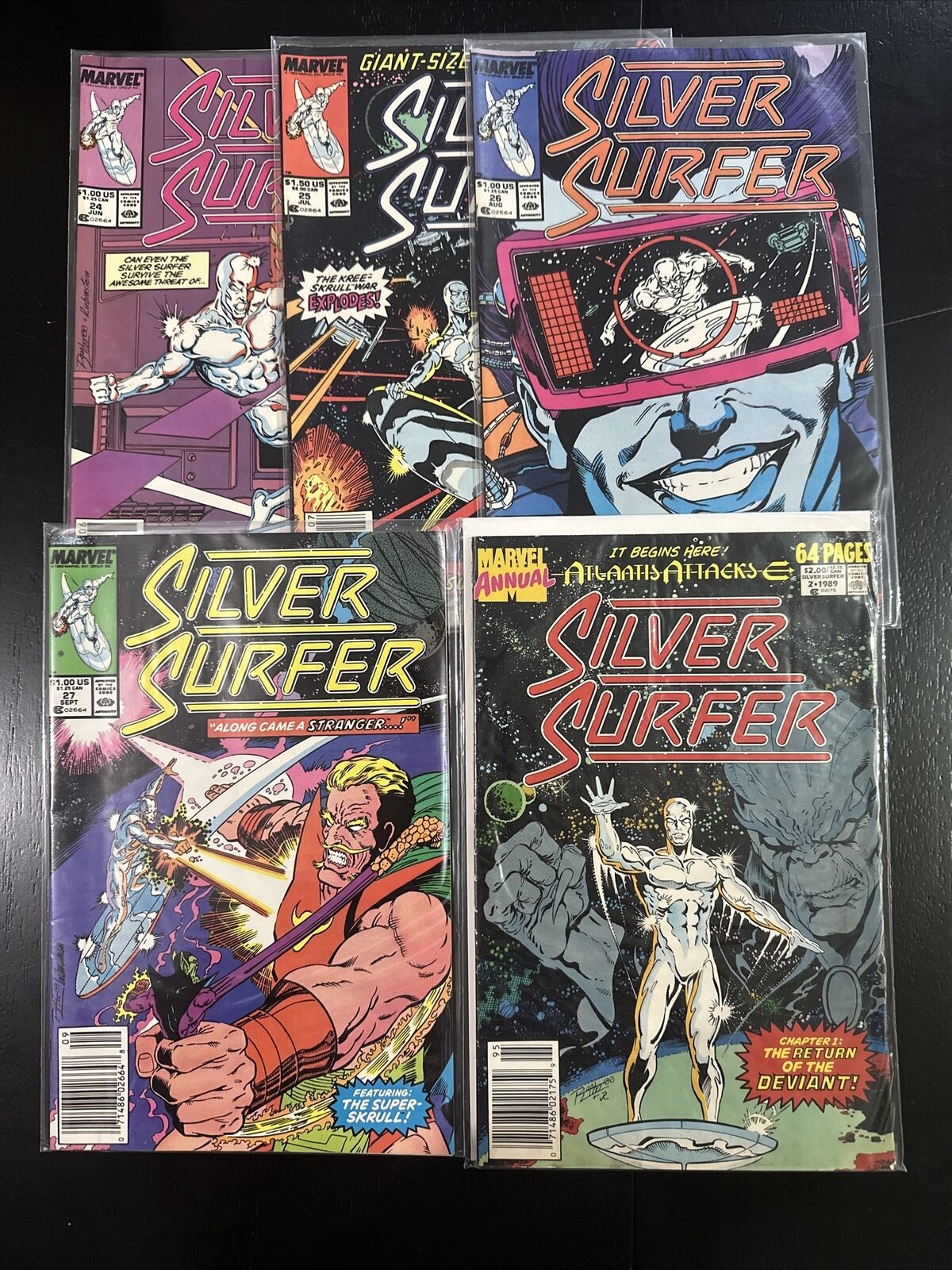 Silver Surfer (1987 2nd Series)  #24-27 and Silver Surfer Annual 2