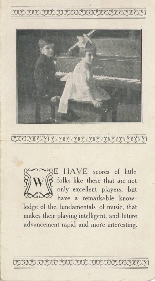Marion School of Music Indiana Edward Turechek 1920\'s