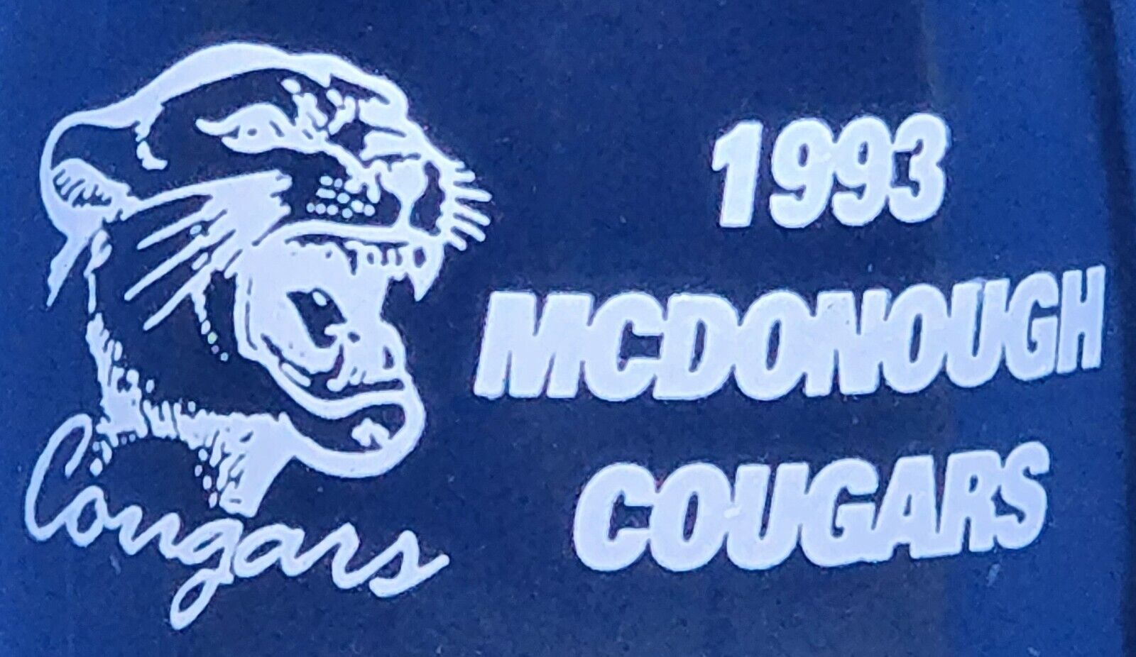 1993 McDonough, Georgia Cougars Football - Coca-Cola Commemorative Bottle 8oz