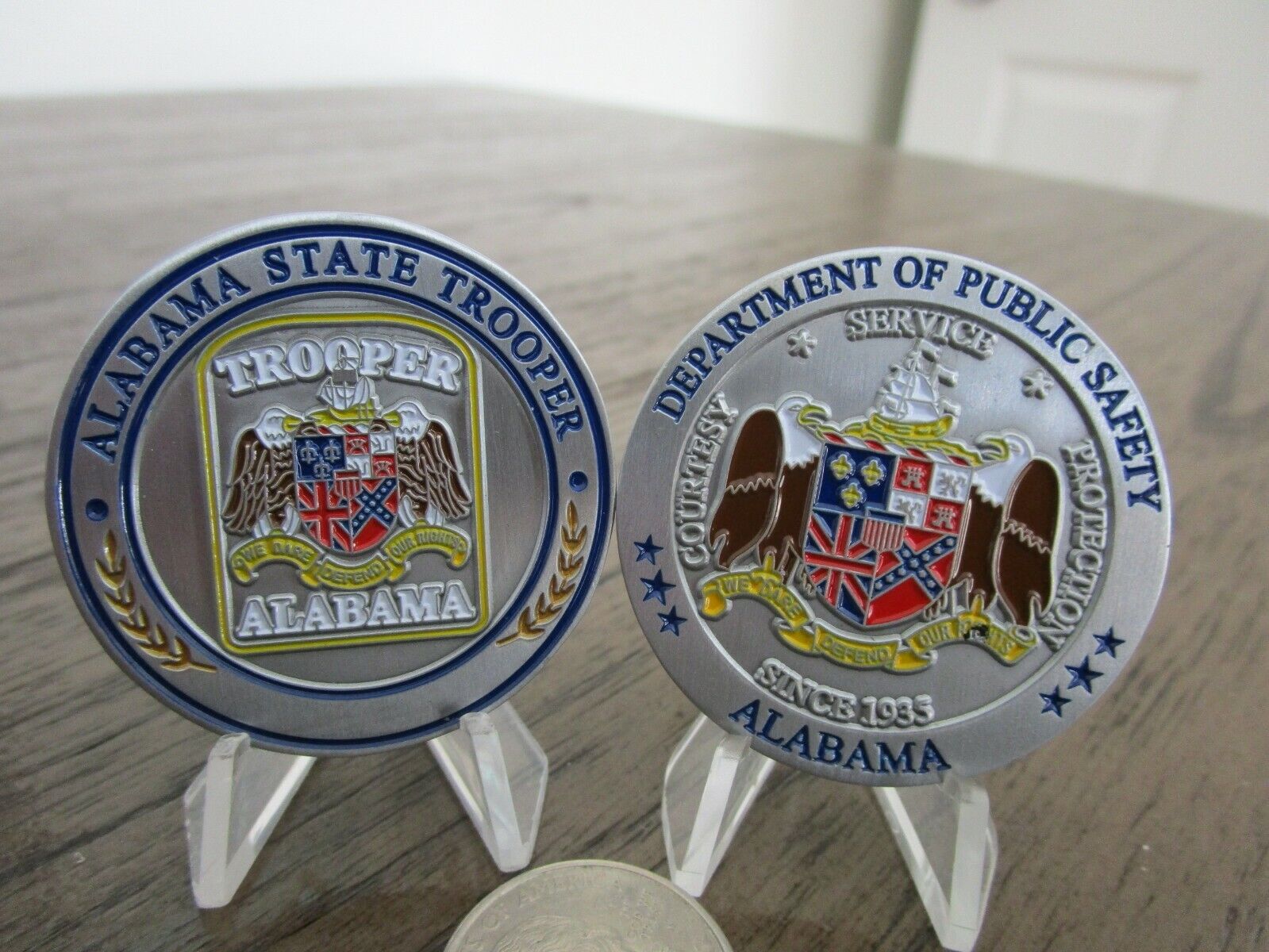 Alabama State Trooper Department of Public Safety Challenge Coin.