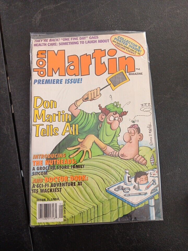 Don Martin #1 1994-1st issue-comic humor-parody-poster included