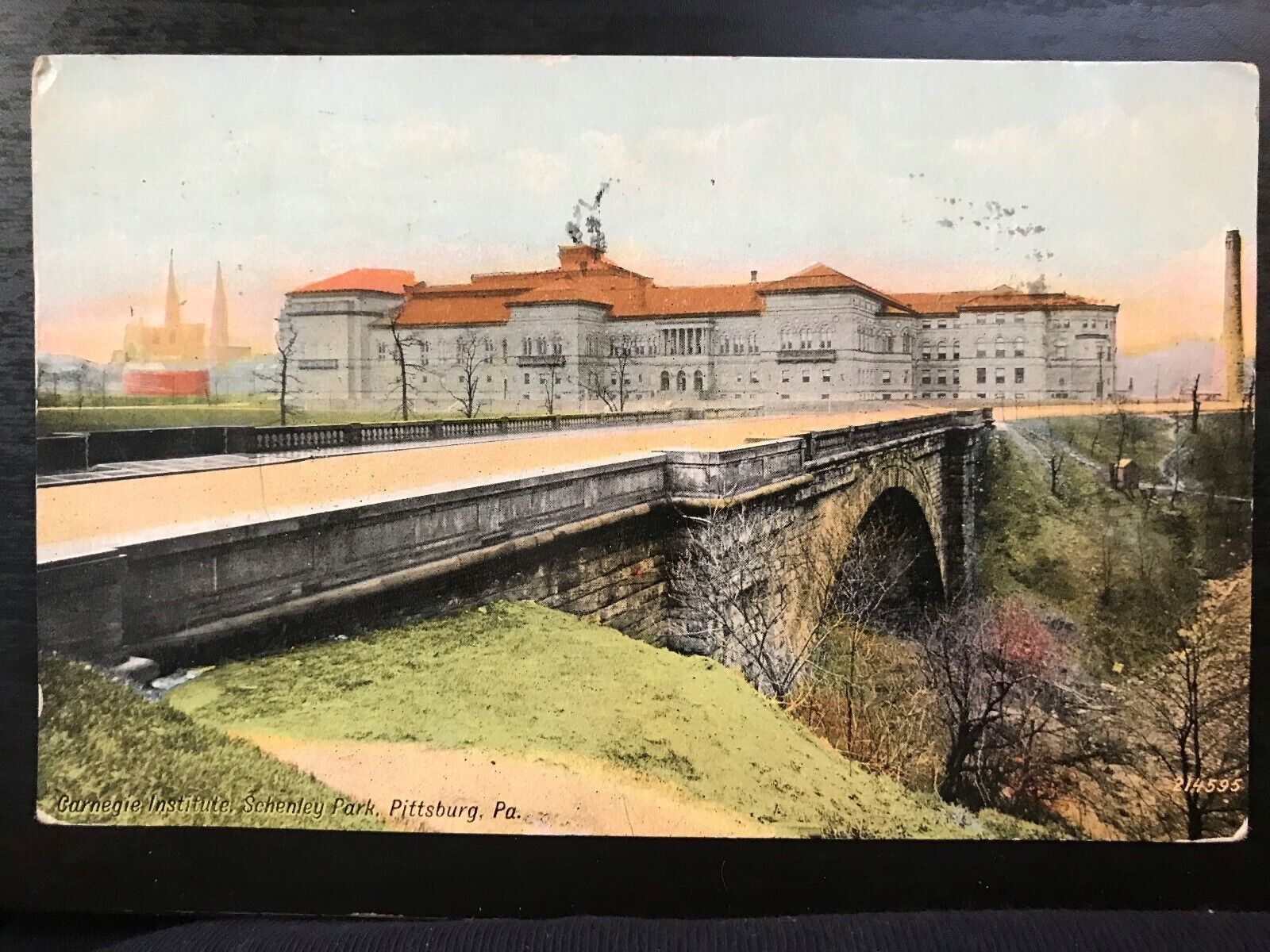 Vintage Postcard 1911 Carnegie Institute Schenley Park Pittsburgh Pennsylvania