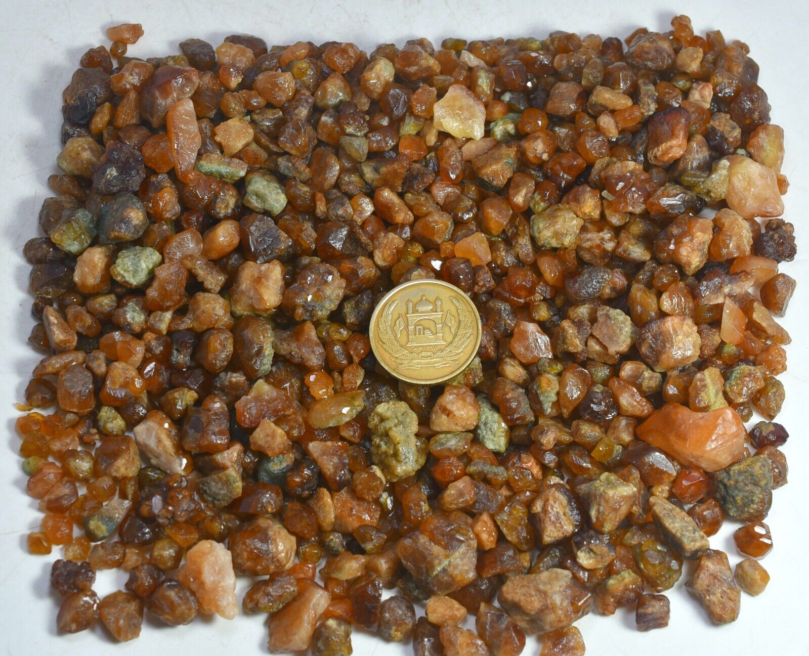 500 GM Wonderful Natural Orange SPESSARTINE GARNET Rough Crystals Lot Pakistan