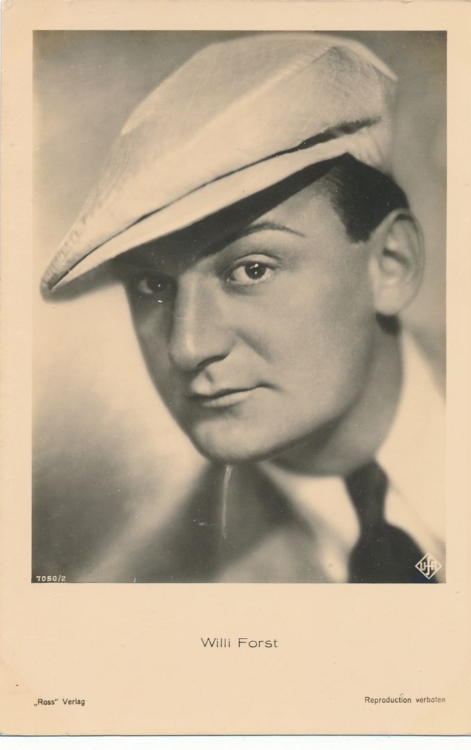 Willi Forst Real Photo Postcard - Austrian Film Actor, Screenwriter and Director