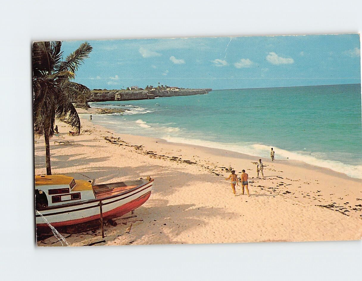 Postcard Beautiful Beach of Barbados