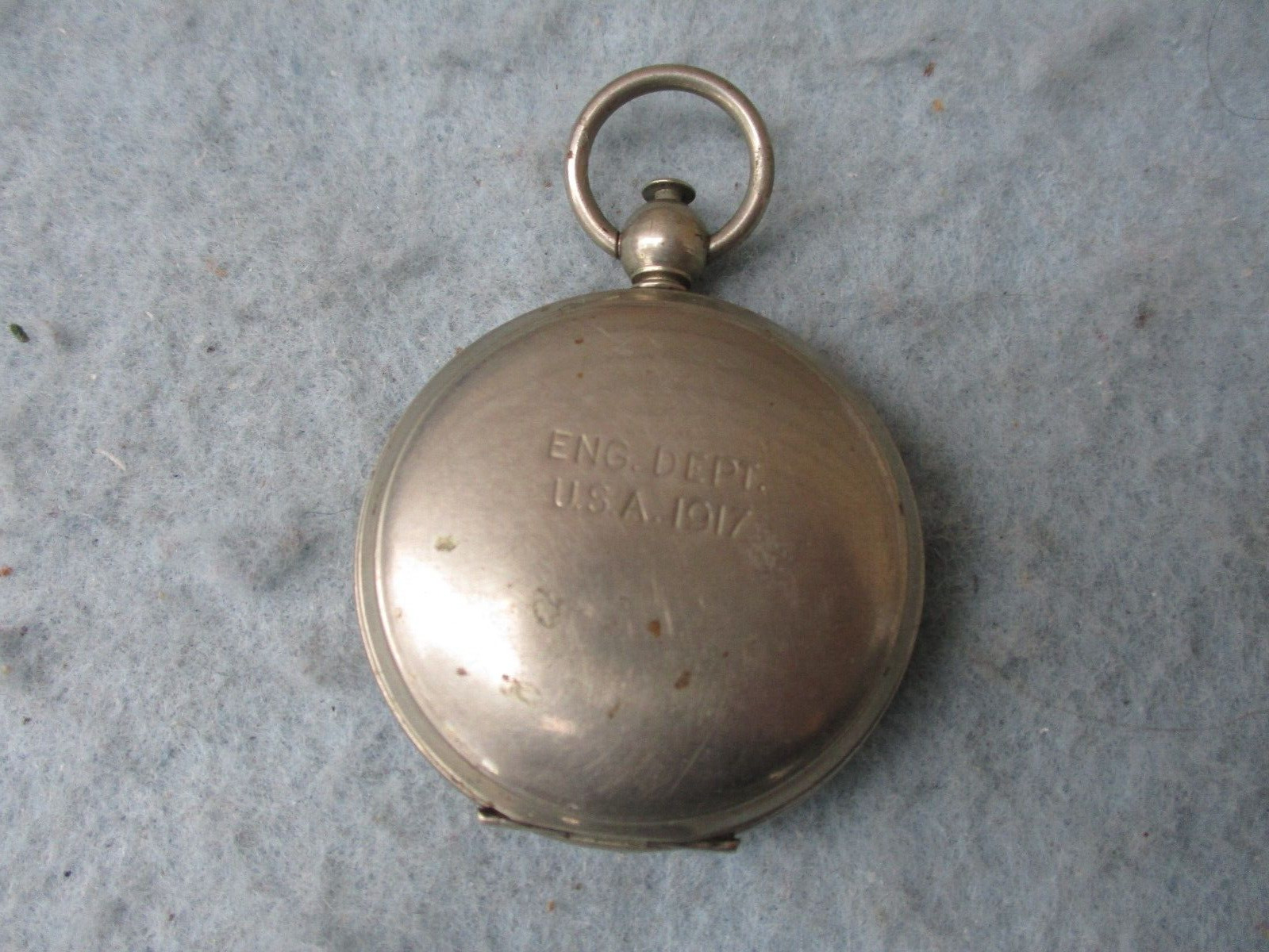 WW1 US Army Officer Compass Pocket Watch Style  USANITE Marked WWI