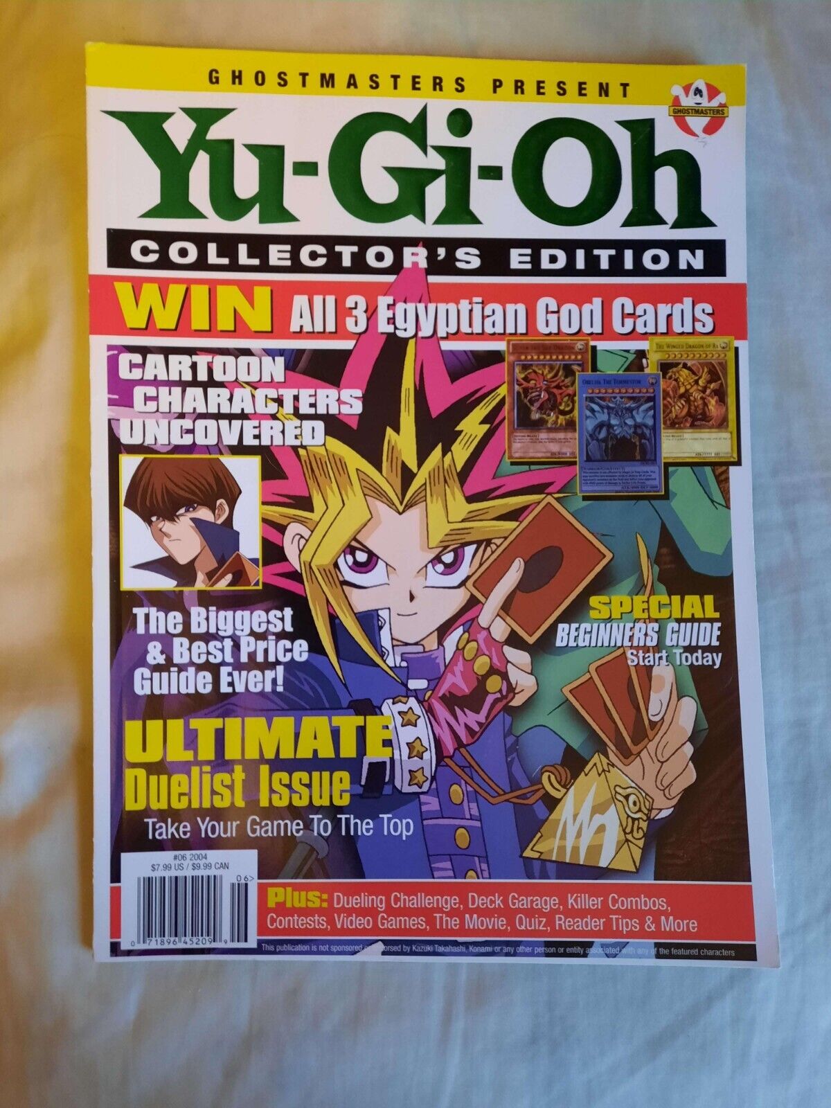 Ghostmasters Present Yu-Gi-Oh Collectors Edition #6 2004 Yu Gi Oh Magazine