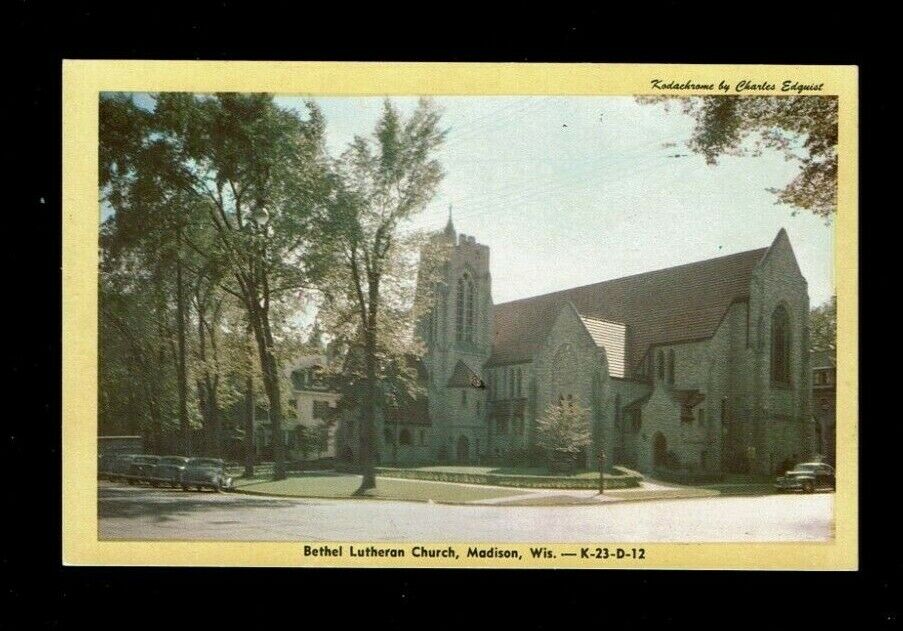 Madison,WI Wisconsin, Bethel Lutheran Church circa 1940\'s